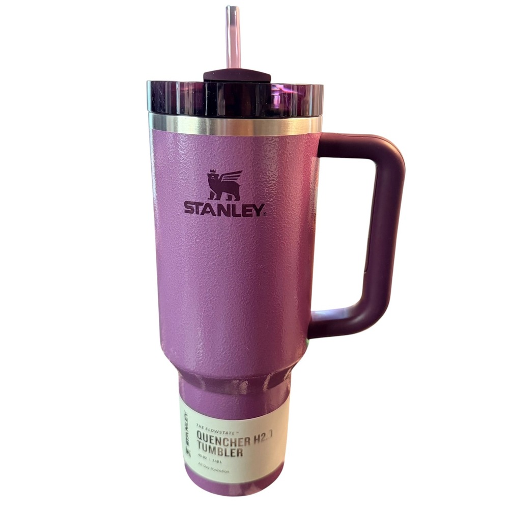 Stanley Quencher H2.0 40oz Tumbler Purple Stainless Steel Insulated Travel Mug